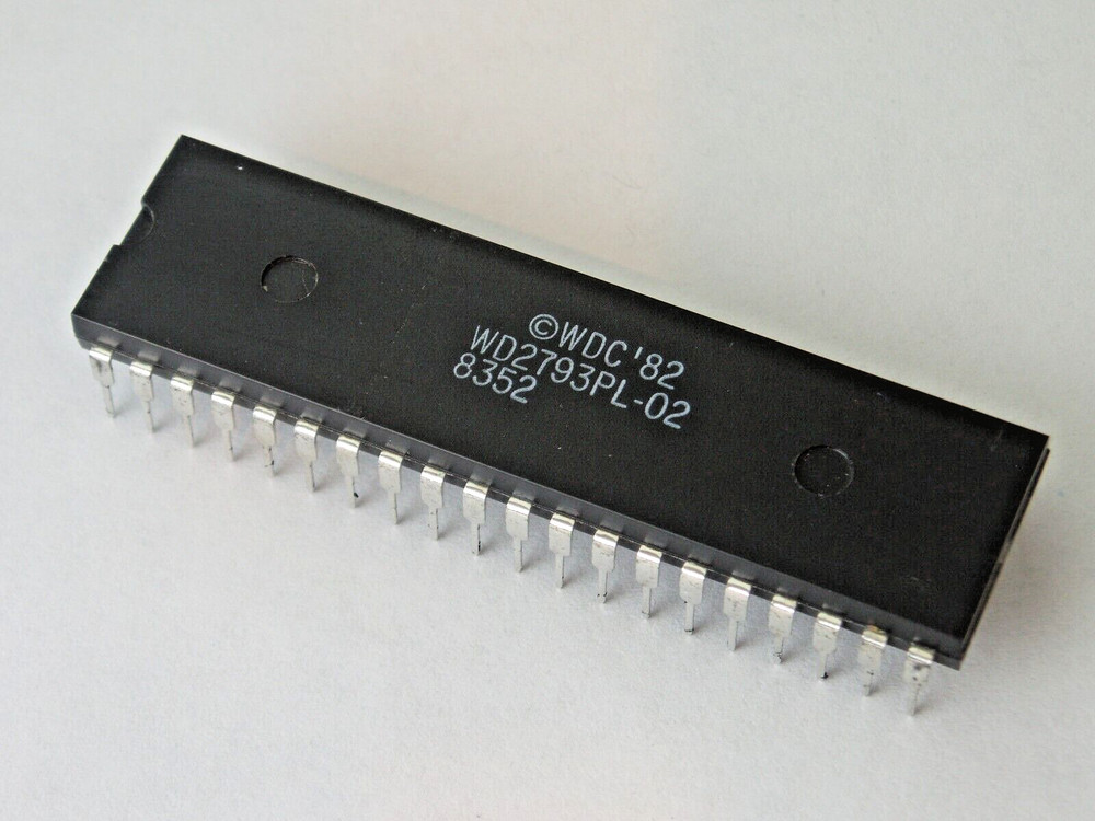 Qty 1: New WD2793PL-02 Floppy Disk Controller WDC 40-Pin DIP (TMS2793NL Family)