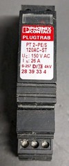 PHOENIX CONTACT #PT2-PE/S-120AC SURGE PROTECTION PLUG (PLUGTRAB)