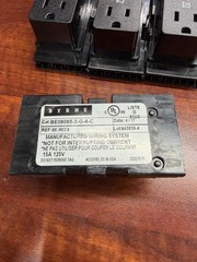 LOT BYRNE Cat IV (4) RECEPTACLE BE08065-3-G-4-C 15A 125V CUBICLE OUTLET BE08065