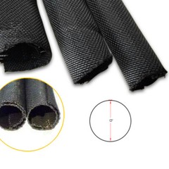 5M Braided Wire Cable Sleeve Nylon Cord Protector Split Pipe Cable Organizer New