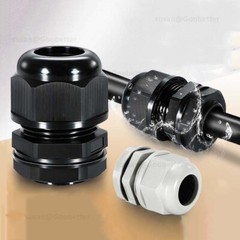 CABLE GLAND IP68 WATERPROOF BLACK NYLON COMPRESSION PG7/9/11/13.5/16/19/21/24-63