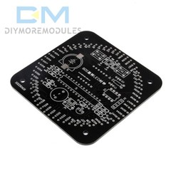 DIY Rotating LED Alarm Electronic Digital Clock Kit Learning Board 5V DS1302