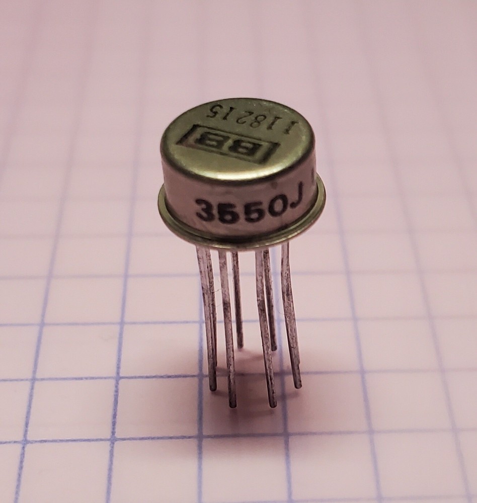 (1 pc) BURR BROWN 3550j FAST Fet input Op Amp a/d d/a converters 6oonS 0.01;