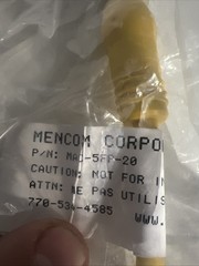 mencom mac-5fp-20 Cordset FeMale 5-pin Automation Connectivity Cable Wire