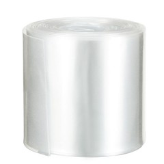 PVC Heat Shrink Pipe Tube 50mm Flat Width for 18650 5M Clear