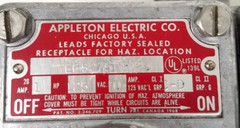 EFS275-2023 APPLETON RECEPTACLE 125V 10 Amp *NEXT DAY OPTION*