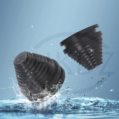Black Rubber Tapered Wiring Grommets Gaskets Cable Firewall Plug Bung Ø10- 130mm