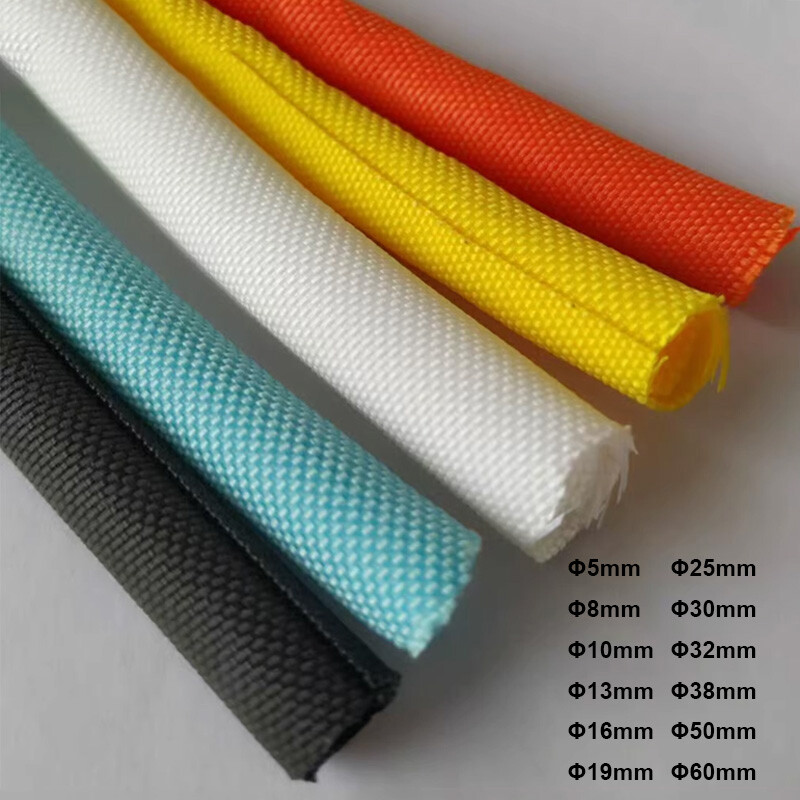 Φ5mm-Φ60mm Self-Closing Expandable Braided Sleeve Wrap Wire Cable Protect Sheath