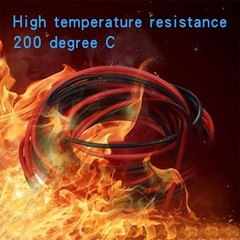Bntechgo 24 Gauge Silicone Wire Red And Black Each 10Ft Flexible 24 Aw