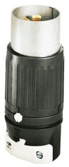 Bryant Electric 3763, 600VAC, 250VDC, 50 A, Grounding, Locking Device Plug, 1 pc