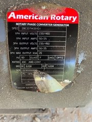American Rotary Phase Converter AR20 – 20HP | 10HP Light Load | FREE SHIPPING