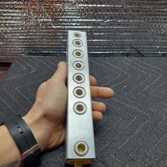 HOMAC CSW 6500 SL 6-500 MCM Aluminum Screw-On 6 Connector W/ Insulator
