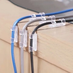 Self Adhesive Cable Clips Stays Wire Tidy Organiser Holder Wiring Clamp Stick On