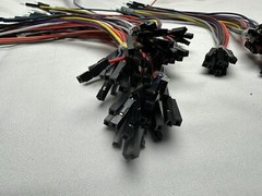 Breadboard Jumper Wires 22AWG 3 Packs of 100 Pieces Mix Pack More Red Black