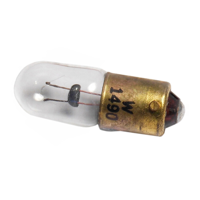 10pcs #1490 3.2V Miniature Bayonet Bulb BA9S Chicago Miniature Lamp