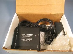 BLACK BOX CAT5 MULTI VGA/AUDIO SYSTEM EXTENDER TRANSMITTER RS-232 AC1004A-R2