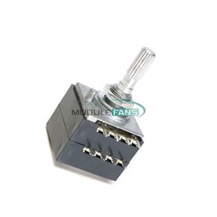 ALPS Log 100K Audio Amp Volume Control Stereo Potentiometer+6mm Rotary Knob