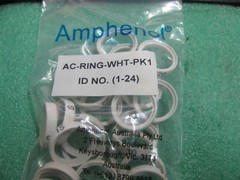 1Pack AC-RING-WHT-PK1 XLR Connectors XLR COLRD ID RINGS