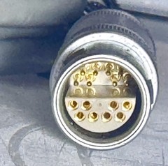 LEMO FFP.3S.314 14-Pin Cable – 5ft – Dual Plug AWM 2560 Low Voltage