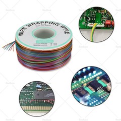 8 Colors Wrapping Wire Tin Plated Copper Wire 30 AWG 250M Length DM-30-1000