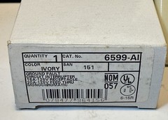 Leviton 6599-AI Receptacle Outlet (20AMP) New Factory Boxed