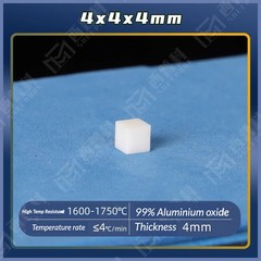 99% Alumin Aluminum Oxide Ceramic Square Plate Sheet High Temperature Resistance