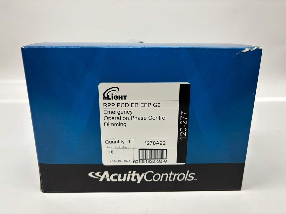 Acuity Brands (RPP PCD ER EFP G2) nLight Wireless Phase Adaptive Dimmer, UL 924