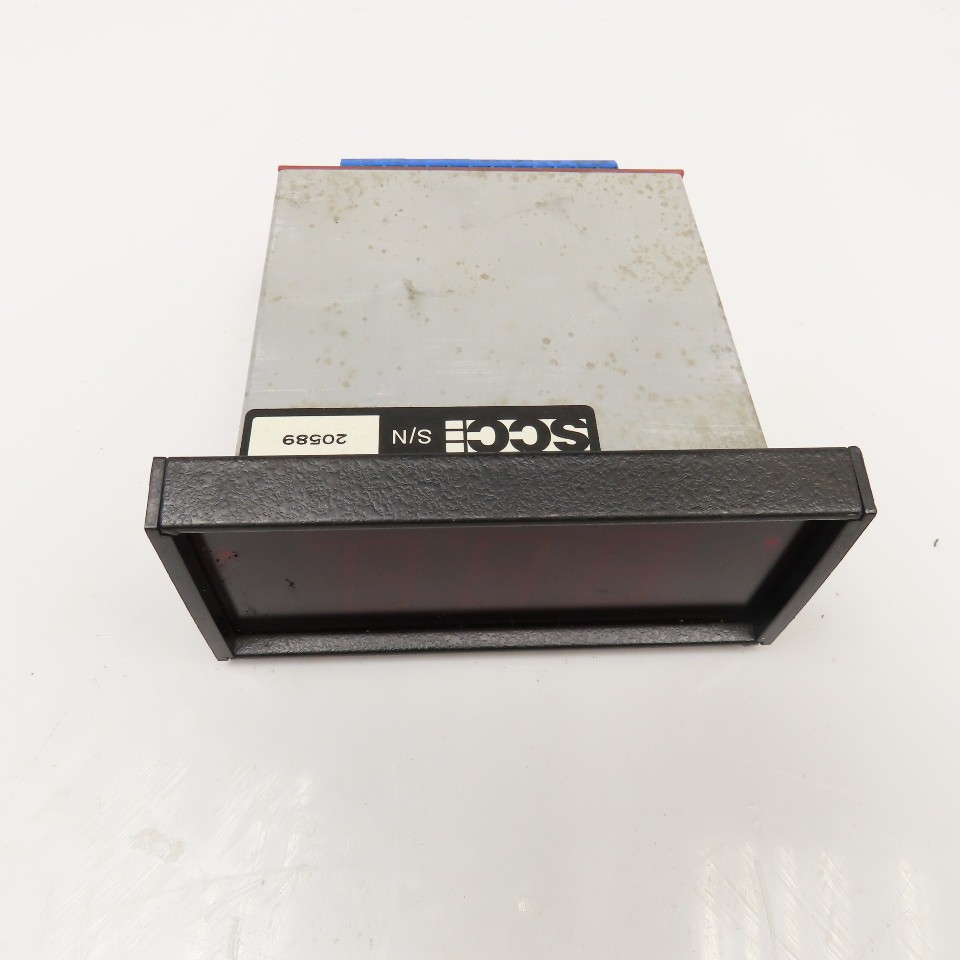 Static Controls Corp Series 800 3 Character LCD Display Panel Meter