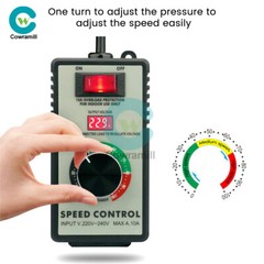 4000W Electronic Voltage Regulator Stepless AC Motor Speed Controller 110V/220V