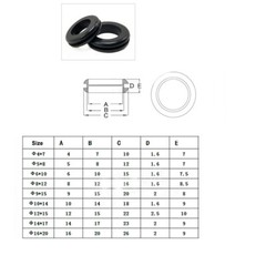 Wiring Open Grommets 6mm 5mm 8mm 10mm 7mm 12mm 25mm – Rubber Open Grommet Hole