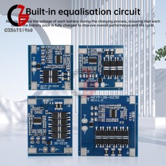 3S 12V 18650 Li-ion Battery Protection Board with Balance & Temperature Control