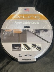 D-Line 6ft Floor Cord Cover Made in USA Linkable Cable Protector Heavy Duty NIP!