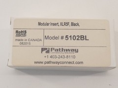 Pathway 5102BL XLR5F Connector Modular Insert 5-Pin – NEW Surplus!