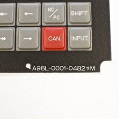 FANUC membrane keysheet keypad for 10M control P/N: A98L-0001-0482#M