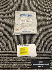 (QTY 4) Fastenal 48671: 5-3/8″ x 3-1/2″ Zinc Finish 4-Hole Tee Plate