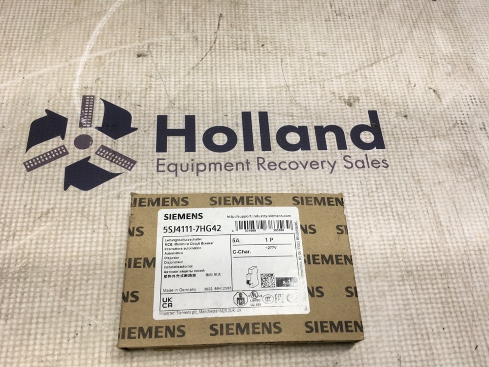 Siemens MCB miniature circuit breaker, 5SJ411-7HG42, NOS, KP-1284