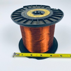 Vintage Phelps Dodge Copper Products INCA 40 AWG .0031 Wire Spool Heavy Sodereze