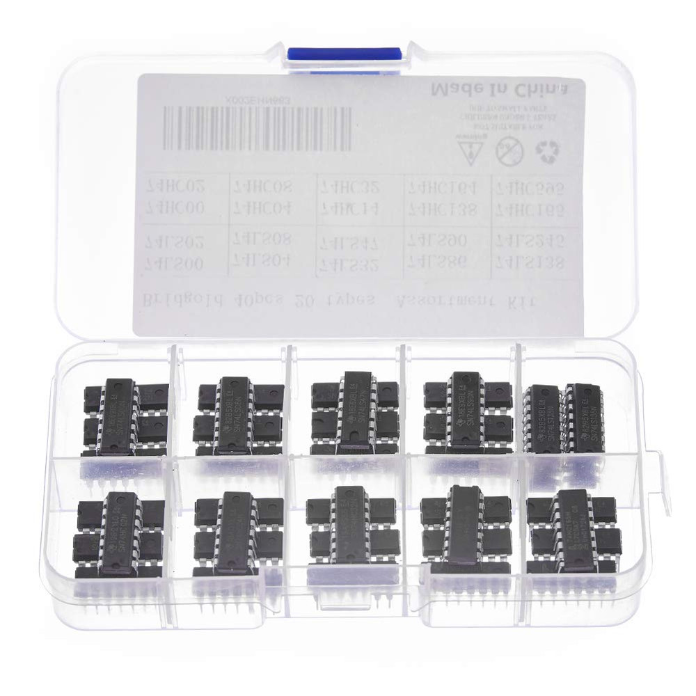 40Pcs(20Pcs 74Hcxx+20Pcs 74Lsxx) Series Logic IC Assortment Kit