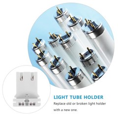 10 Pack – Non-shunted T8 T12 Lamp Holder U- Shaped Fluorescent Socket