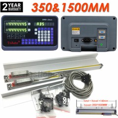 350&1500mm Precision 2 Axis Linear Glass Scale DRO Digital Readout Display Kit