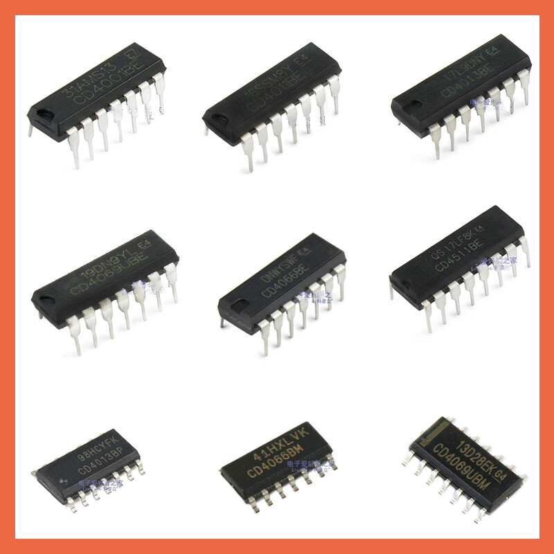 IC Chips CD4017BE/CD4001/CD4011/CD4013/CD4066/CD4069/CD4511 Many Types DIP SOP