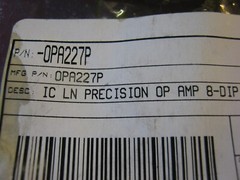 OPA227P Lot of 5 NOS Pieces from Burr-Brown