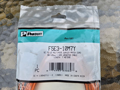PANDUIT F5E3-10M7Y (NEW} SC to LC Multimode Duplex Patch Cord Length: 7 Meters