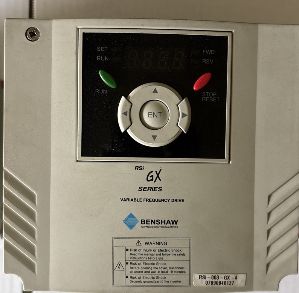 Benshaw RSI-003-GX-4 Variable Frequency Drive RSI003GX4 3 Phase Input 380-480V