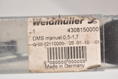 Weidmüller DMS Manuel 0.5-1.7 Screwty Wrench Set Lot Of 4 Pcs Made Germany