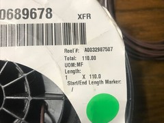 25 Ft Copperfield #20awg SAE J1128 GXL Brown General Purpose Wire # 6GXL2001-1