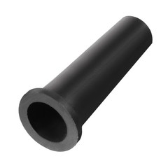 15Pcs 6mm Inner Dia PVC Strain Relief Cord Boot Protector Cable Sleeve Black