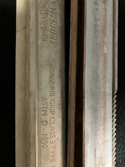 Lot 4 straight line insulating hose class 3 type II 1.5″ rib grip ASTM D – 1050