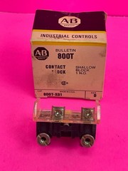 New Allen-Bradley 800T-XD1 Series D Contact Block, 30mm, 1N.O Shallow, 600V