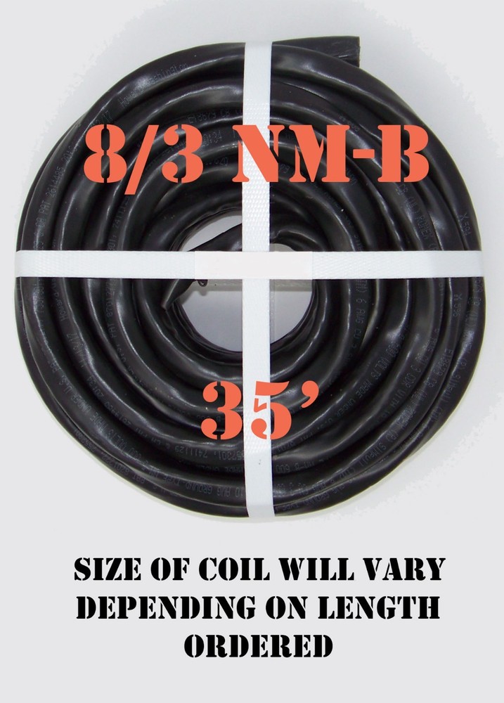 8/3 NM-B x 35′ Southwire “Romex®” Electrical Cable